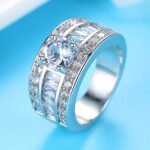 Hearts and Arrows Zircon Ring
