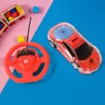 Plastic RC Racing Car – 2-Way Control with Handle Remote & Rechargeable Battery (Ideal Birthday Gift)