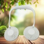 USB Rechargeable Wearable Neckband Fan