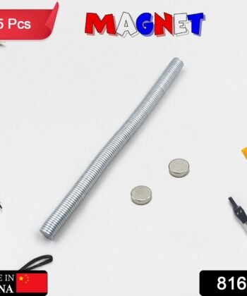 8.9mmx1.2mm Small Ferrite Silver Magnets in Disc Shape for Photo Gallery, Arts & Crafts, Refrigerator Magnet, Hobby, School Projects & Office 65pc Set