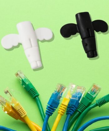 Silicone Data Cable Protector – Angel 2-in-1 Cord Saver & Storage Tool
